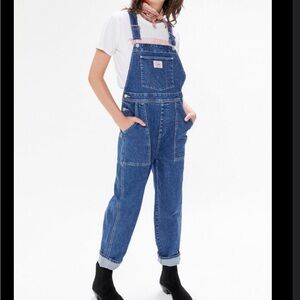 New Lee Blue Denim Overalls